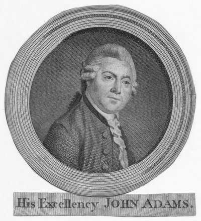 约翰·亚当斯（John Adams）阁下，c1783年。 作者 不明