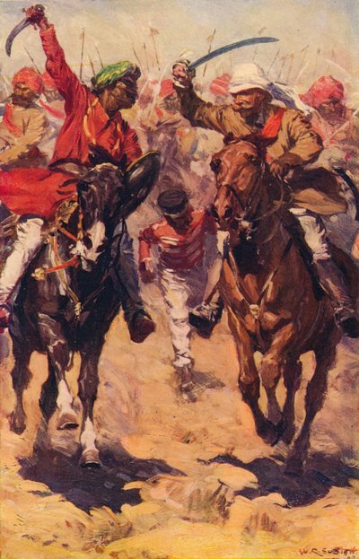 霍德森在罗塔克（Rohtak），1857年c1912年 作者 Unbekannt