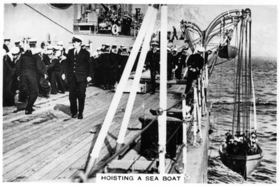 纳尔逊号（HMS Nelson）悬挂海船，1937年 作者 不明