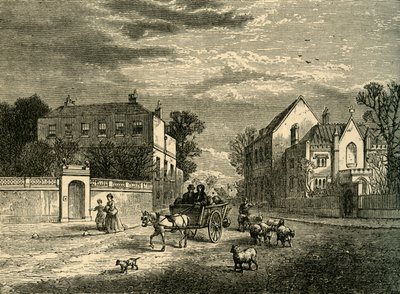 Holcrofts和修道院，富勒姆，约1878年。 作者 不明