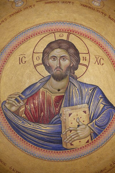 Holy Sepulchre Church, Ceiling of the Catholicon, Christ Pantocrator mosaic, Jerusalem, Israel 作者 不明