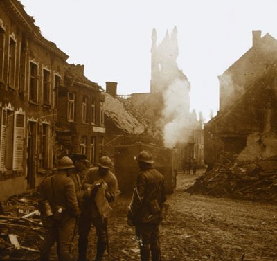 比利时法兰德斯胡格德，1918年 作者 不明