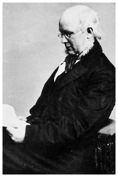 美国报纸编辑兼政治家Horace Greeley，c1865年1955年 作者 不明