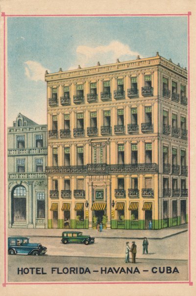 佛罗里达酒店-哈瓦那-古巴，c1910 作者 不明