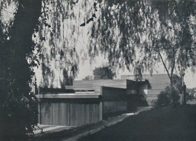 理查德·诺伊特拉（Richard J Neutra）在洛杉矶的房子。 -1942年的道路设计 作者 不明