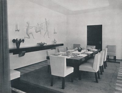 鲁道夫·弗兰克尔（Rudolf Frankel）在布加勒斯特的房子-餐厅，1942年 作者 不明
