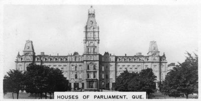 魁北克国会大厦，建于1920年代 作者 不明