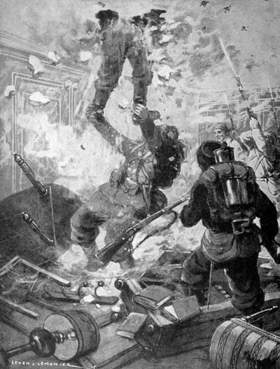 城堡的拍摄方式，第一次世界大战，法国，1915年 作者 不明