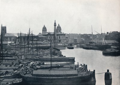 船体-王子码头：在Wilberforce纪念馆和码头办公室，1895年 作者 不明