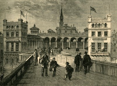 亨格福德市场（Hungerford Market），建于1850年，1881年。 作者 不明