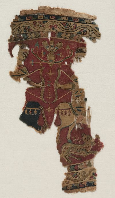 700年代末-800年代末，马背上的猎人。 作者 不明