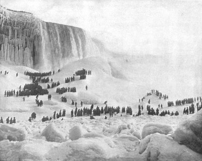美国纽约州尼亚加拉冰山，摄于1900年。 作者 不明