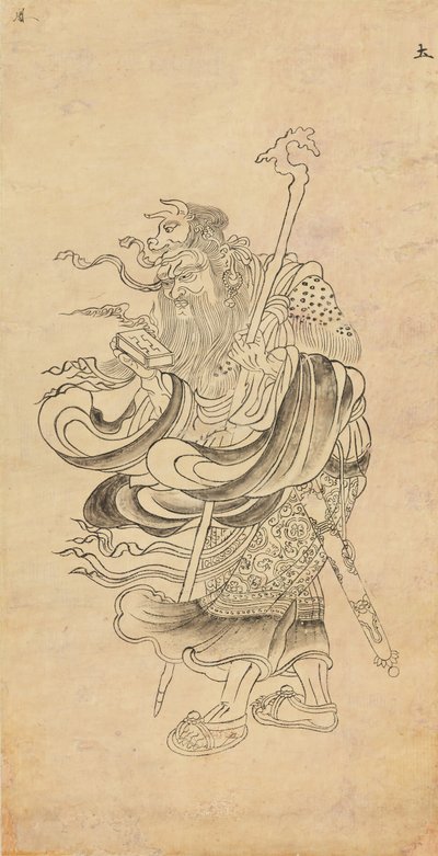 土星多约的图标图画，12世纪。 作者 不明