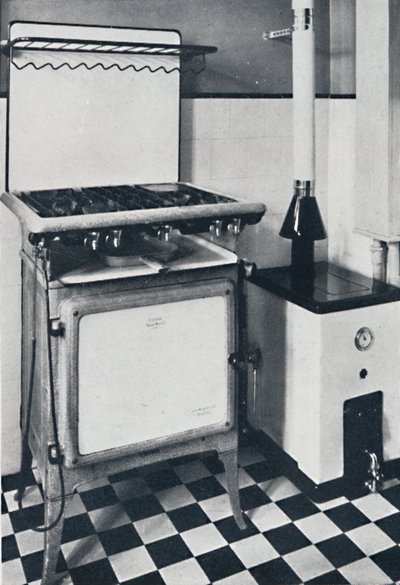 Ideal Boilers＆Radiators Ltd.-此燃气锅炉为黑色或白色或灰色斑点，为玻璃状 作者 不明