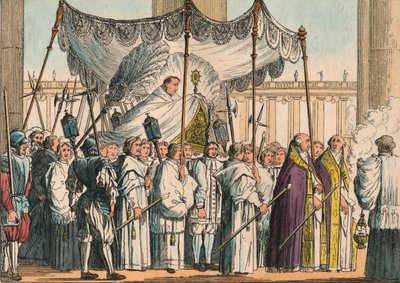 最高教皇利奥十二世，c1824。 作者 不明