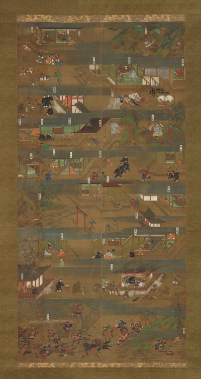圣德太子的插图传记 圣德太子大司命e-den，14世纪。 作者 不明