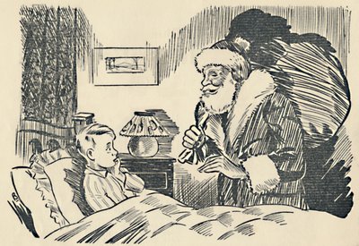 插图摘自1936年的《圣诞老人的神秘化》。 作者 不明