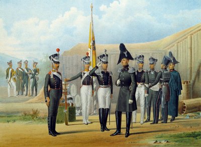 帝国生命卫队扎师营，1812年。   作者 不明