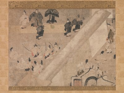 御驾亲临嘉峪关的大马场......，13-14世纪。 作者 不明