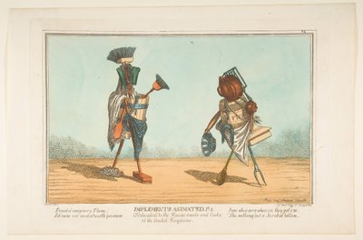 实现动画，Pl。 2，致力于英国的女仆和厨师。 1811。 作者 不明