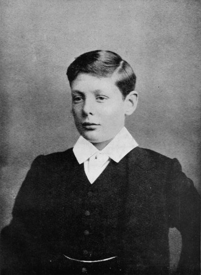 1888年，温斯顿·丘吉尔（Winston S. Churchill）前往哈罗，c1888，1945年 作者 不明