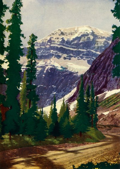 在加拿大最大国家公园-贾斯珀国家公园（Jasper National Park），建于1948年。 作者 不明