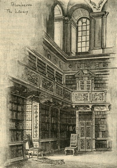 在1870年和1898年的图书馆中。 作者 不明