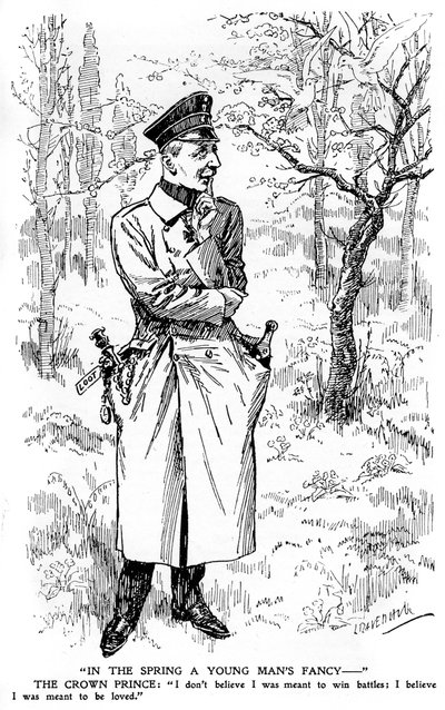 春季，《年轻人的幻想》，第一次世界大战，1920年 作者 不明