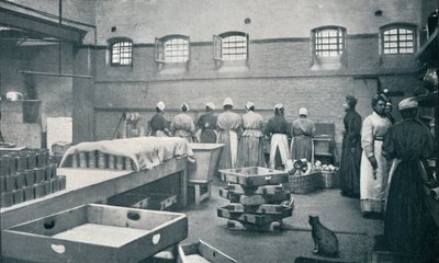 伦敦霍洛威监狱的厨房，c1901 1901年 作者 不明