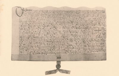 盖伊·福克斯（Guy Fawkes）签署的土地买卖契约，1901年早期 作者 不明