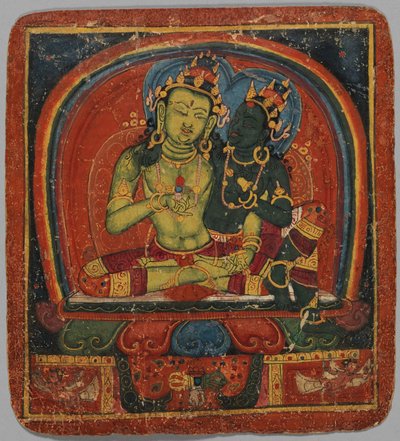 启动卡Tsakalis：Amoghasiddhi，15世纪初。 作者 不明