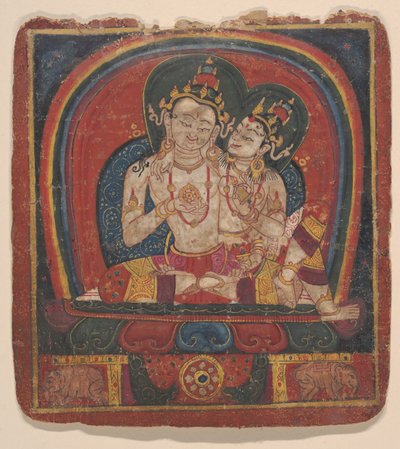 启动卡Tsakalis：Vairochana，15世纪初。 作者 不明