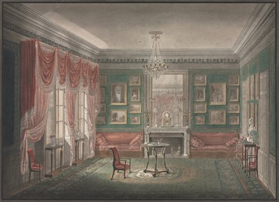 内部视图，c。 1805-1810年。 作者 不明