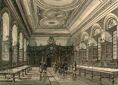 信使厅内部，1876年，1897年。 作者 不明