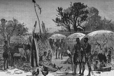 图里拉河上的祖利牛栏的内部，c1880 作者 不明