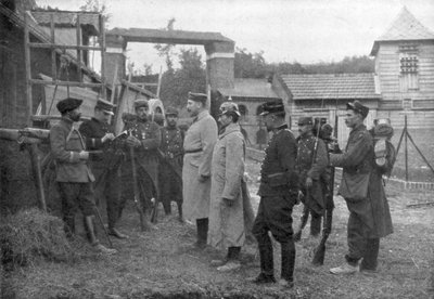 1914年8月，法国对德国囚犯的讯问 作者 不明