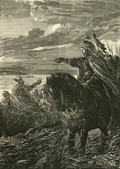 约翰·齐米切斯（John Zimisces）和斯维亚托斯拉夫（Sviatoslaf）的访谈，公元969年，1890年。 作者 不明