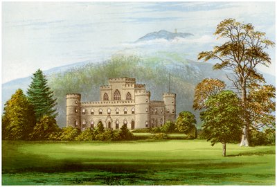 Inveraray城堡，苏格兰阿盖尔郡，阿盖尔公爵的住所，c1880 作者 不明