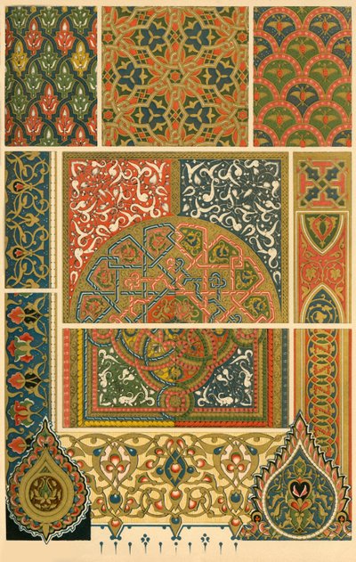 伊斯兰教插图手稿，1898年。 作者 不明