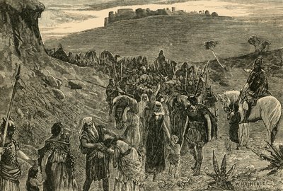 1890年，以色列人进城。 作者 不明