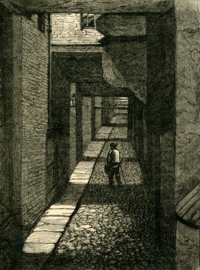 常春藤桥巷，1881年。 作者 不明