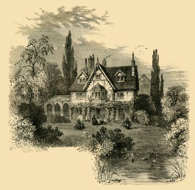 常春藤小屋，海格特，1825，c1876。 作者 不明