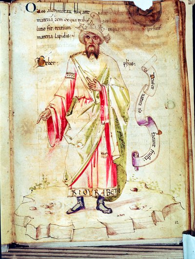 Jabir Ibn Hayyan，阿拉伯化学家和炼金术士Abu Musa 作者 不明