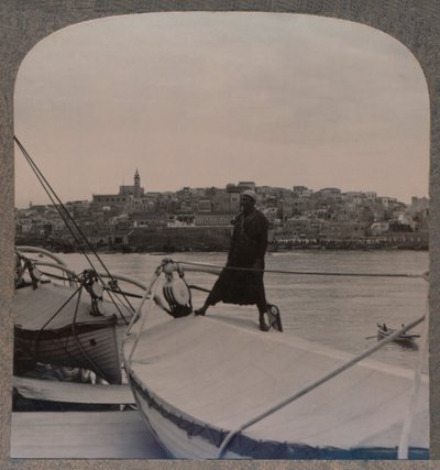 贾法（Jaffa）海上古老的乔帕（Joppa），摄于c1900年 作者 不明