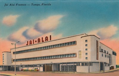 Jai Alai Fronton-佛罗里达州坦帕市，大约1940年代 作者 不明