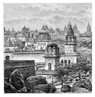 吉安娜神庙，朱纳加德，古吉拉特邦，印度，1895年 作者 不明