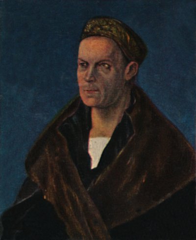 雅各布·福格（Jakob Fugger）1459-1525。 -杜勒的绘画，1934年。 作者 不明