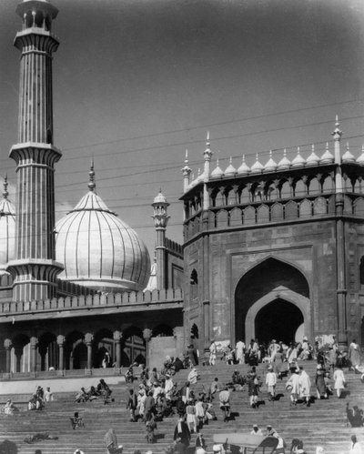 19世纪末或20世纪初，印度德里的Jama Masjid 作者 不明