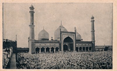 贾玛清真寺（Jama Masjid），德里，c1900年 作者 不明