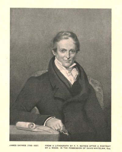 詹姆斯·贝恩斯（James Baynes）1766-1837。 作者 不明